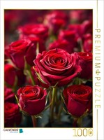 Puzzle Calvendo Des Roses Rouges En Pleine Floraison | 1000 PièCes, Format Assem
