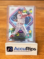 2023 Cosmic Chrome Masataka Yoshida BASE #185