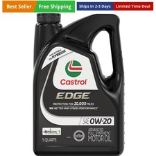 EDGE 0W-20 Advanced Full Synthetic Motor Oil, 5 Quarts 40.50 per gallon