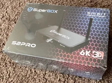 SuperBox S2 Pro Android TV Box, 6K Smart Media Player Dual-Band Wi-Fi S2PRO NEW!