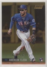 2021 Topps Stadium Club Chrome Gold Refractor 37/50 Anderson Tejeda #232 q2x