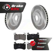 Front Coat Brake Rotor Ceramic Pad Kit For 2018-2021 Land Rover Range 3.0L