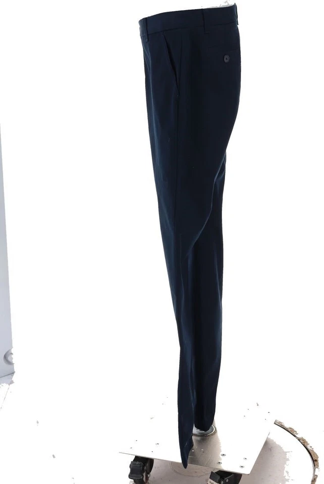 Lands' End Big Girls Plain Front Chino Pants Classic Navy 8 NWOT (1162) - Image 3 of 4