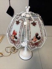 Vintage Disney Lamp featuring Mickey Mouse and Minnie Mouse