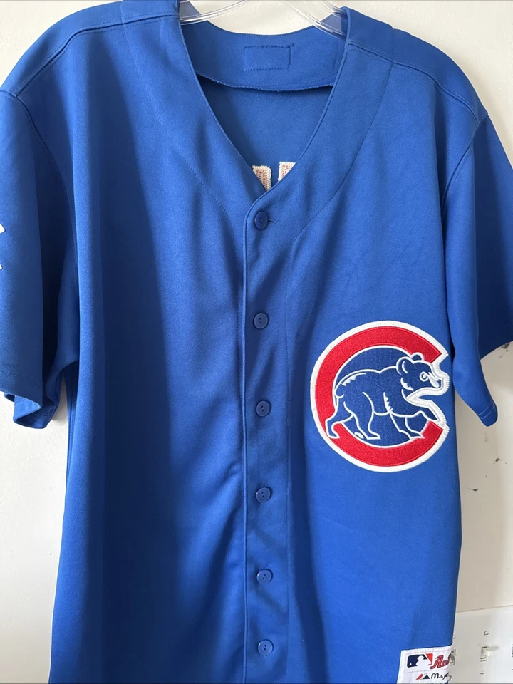MEN’S MAJESTIC AUTHENTIC CHICAGO CUBS ARAMIS RAMIREZ #16 JERSEY SZ 48 - BLUE - Image 2 of 4
