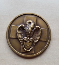 Vintage Bluttransfusion Medaille Plakette Belgien Rotes Kreuz Medizin