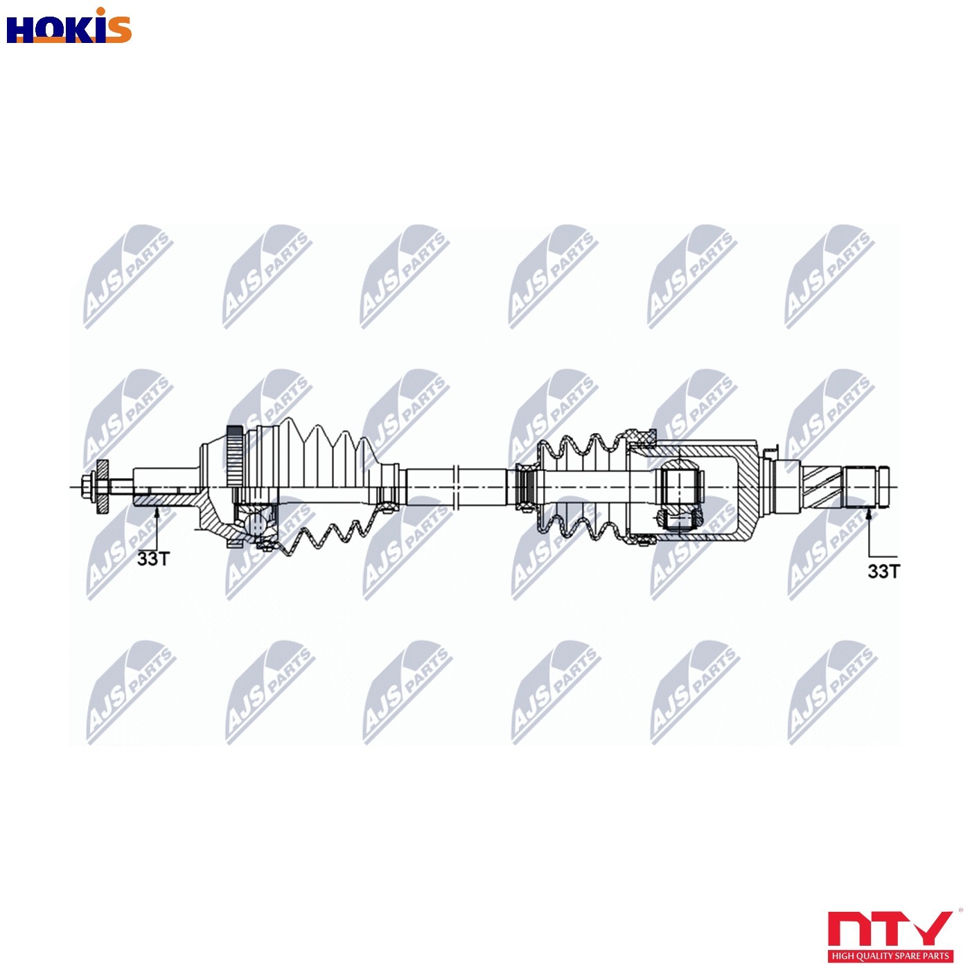 NTY NPW-ME-120 Drive Shaft for SMART - Image 11
