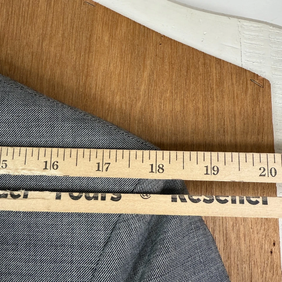 Костюм Awearness Kenneth Cole мужской 40L серый на 2 пуговицах приталенный эластичный шерстяной 32x32 - Изображение 4 из 4