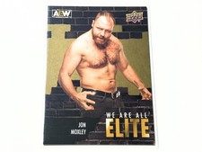 2023 Upper Deck AEW Flagship Jon Moxley We Are All Elite Gold Card AE-18