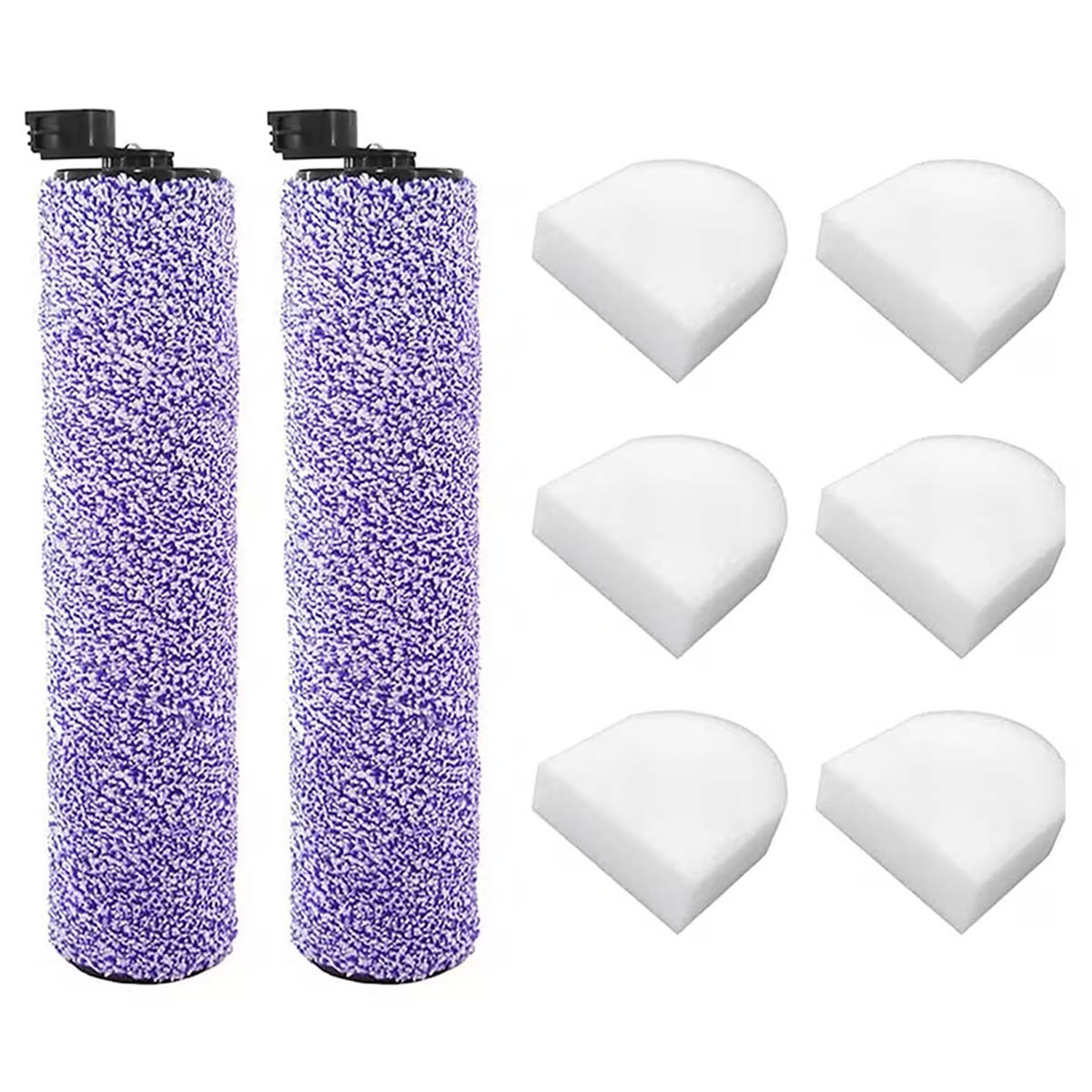 HydroVac Replacement Brush Roller Filter kit for Shark WD201 WD100 WD200 WD101