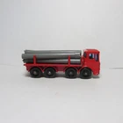OLD DIECAST LESNEY MATCHBOX NO. 10 PIPE TRUCK 1966 MADE IN ENGLAND