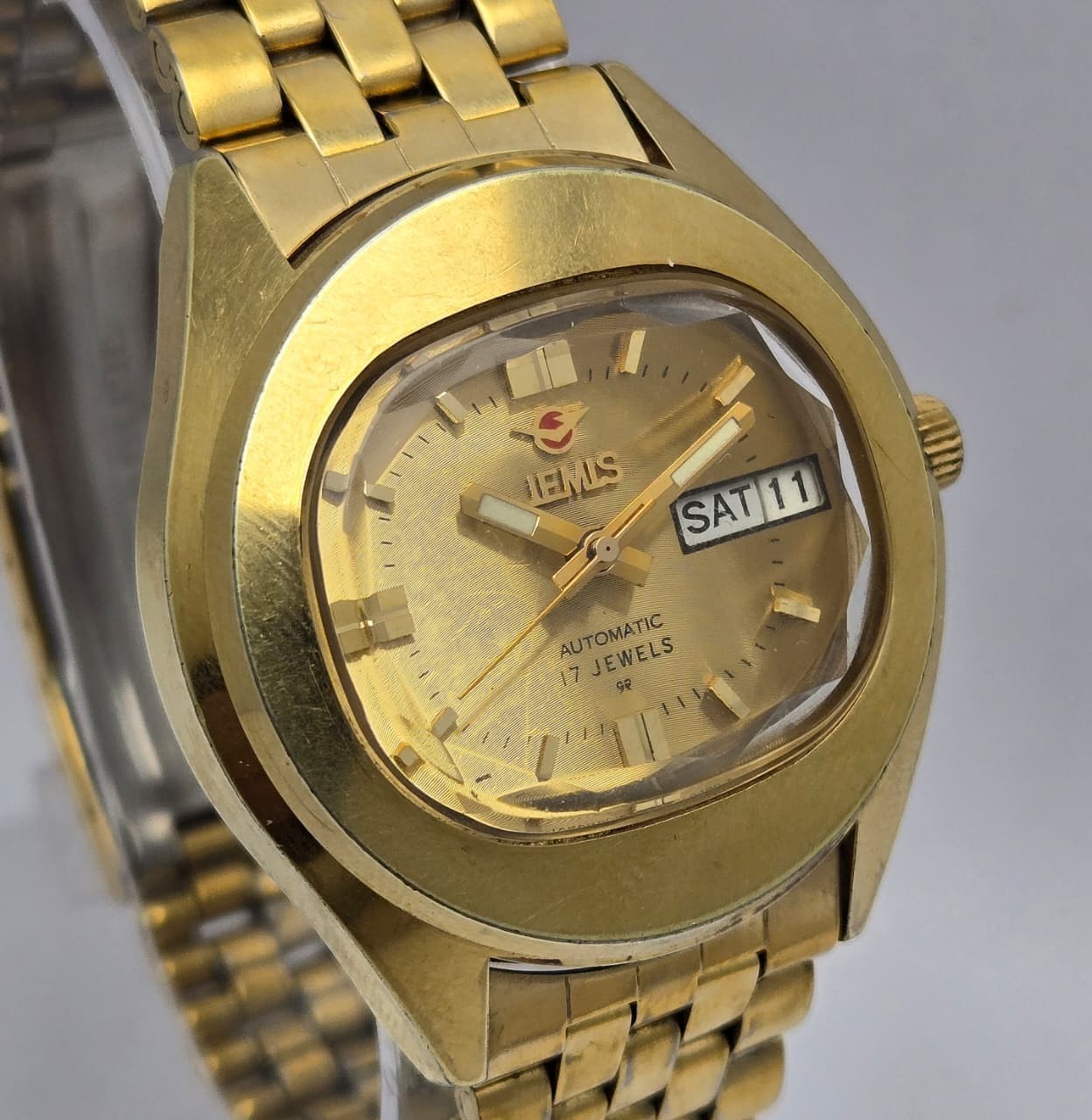 Vintage Automatic Day/Date Jemis 5021-0110 Men's Watch - vintagewatches.pk