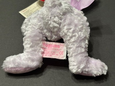 Russ Berrie Rainbow Trail Yuggums Bunny Rabbit Plush Lavender