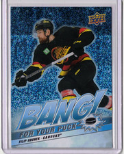 FILIP HRONEK 24/25 2025 Upper Deck Series 2 BANG! For Your Puck #BP-3 SPECKLED