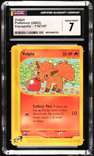 Vulpix graded CGC 7 for sale on eBay