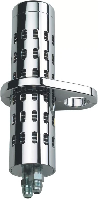 Pro-One Performance Oil Cooler Kit for 1in. to 1 1/4in. Frame Tubes - Chrome - Image 3 of 4