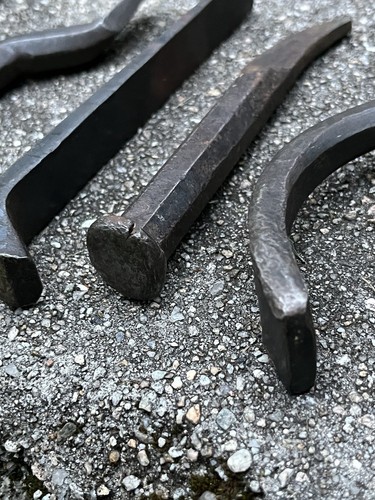 8 Vintage Iron Lead Caulking Yarning Boatbuilders Chisels - Plumbing Irons - Picture 12 of 16