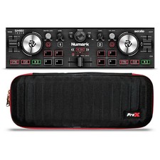 Numark DJ2GO2 TOUCH Pocket DJ Controller w/Touch-Capacitive Jog Wheels/ProX Case