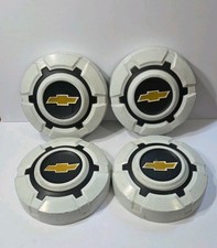 4 69-75 Chevy Oem Dog Dish 10-12 Hubcap 12 Ton Truck C10 White