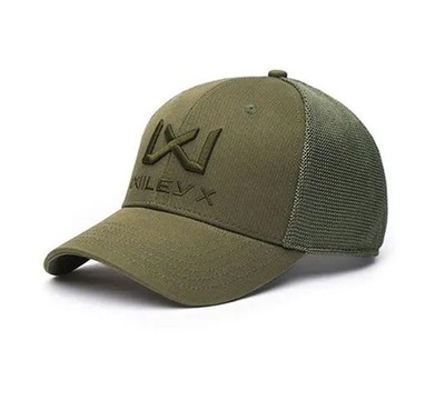Wiley X WX Logo Trucker Base Cap oliv/oliv