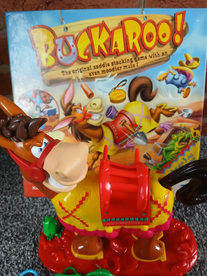 Hasbro BUCKAROO! Game 3 Difficulty Levels Complete Good Condition - Image 4 of 4