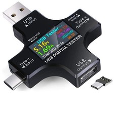 2-in-1 USB Tester Strommessgerät Digital