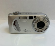 Sony Cyber-shot DSC-P8 3.2MP Digital Camera Silver. For Parts.