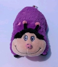 Pillow Pets 2010 Dotty Lady Bug Plush Stuffed Toy Purple Pink