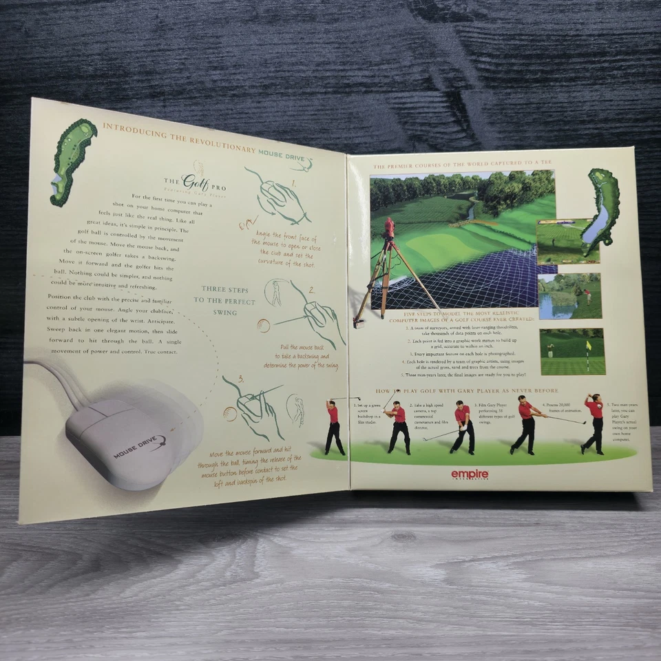 The Golf Pro Featuring Gary Player CD-Rom Windows 95 - Big Box!!! - Image 2 of 4