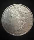 Morgan Silver Dollar 1881 $1 90% Silver Business Strike Philadelphia KM#110