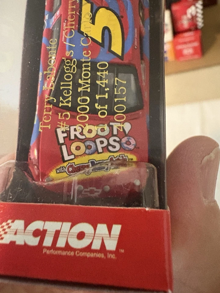 RCCA Nascar 2000 Kellog’s Fruit Loops Berry #5 Terry LaBonte 1/64 Car LE 1/1440 - Image 4 of 4