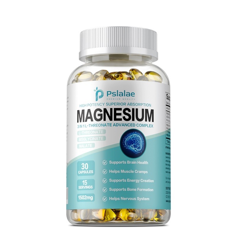 Magnesium - L-Threonate, Bisglycinate, Malate - Brain Health, Memory & Focus