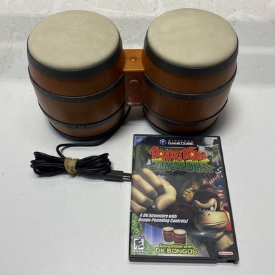 Nintendo GameCube DK Bongos with Donkey Kong Jungle Beat (Tested)