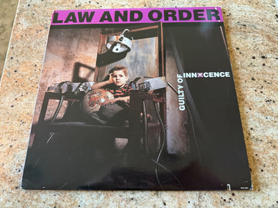 LAW & ORDER - GUILTY OF INNOCENCE / 1989 MCA RECORDS LP / ULTRASONIC CLEANED