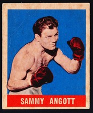 GB 1948 Leaf #2 SAMMY ANGOTT HOF - Gray Back - VG - Surface Crease - Boxing