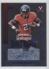 2015 Panini Contenders Draft Picks College Ticket Blue Foil Kevin Parks Auto 0f8