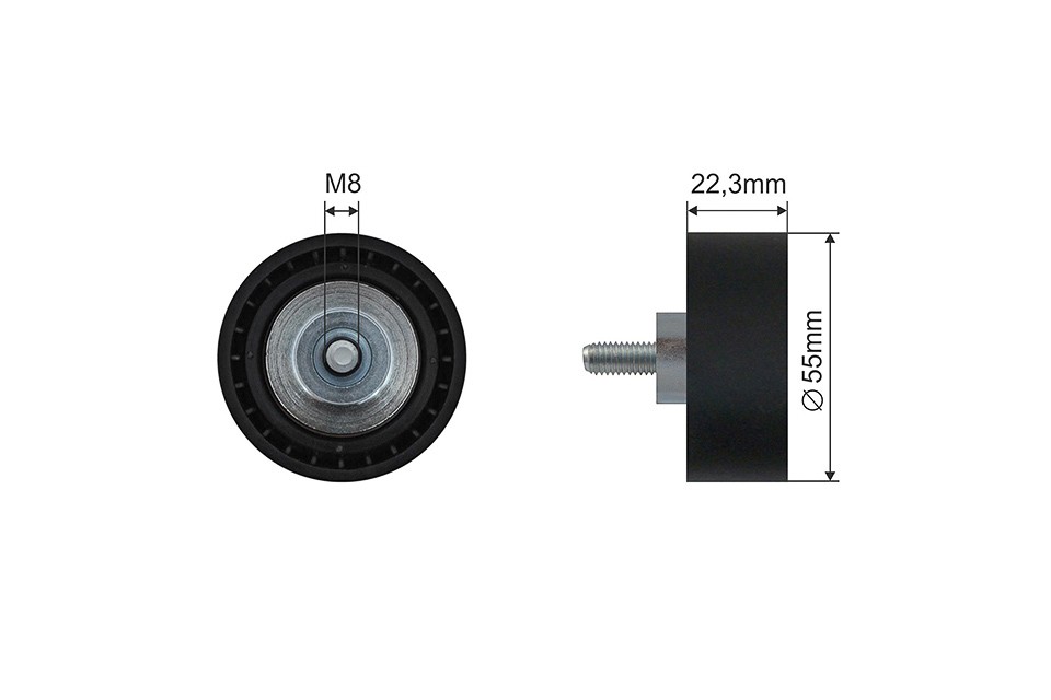 Fits NTY RNK-BM-067 V-RIBBED BELT PULLEY IDLER  ⭐UK Stock⭐