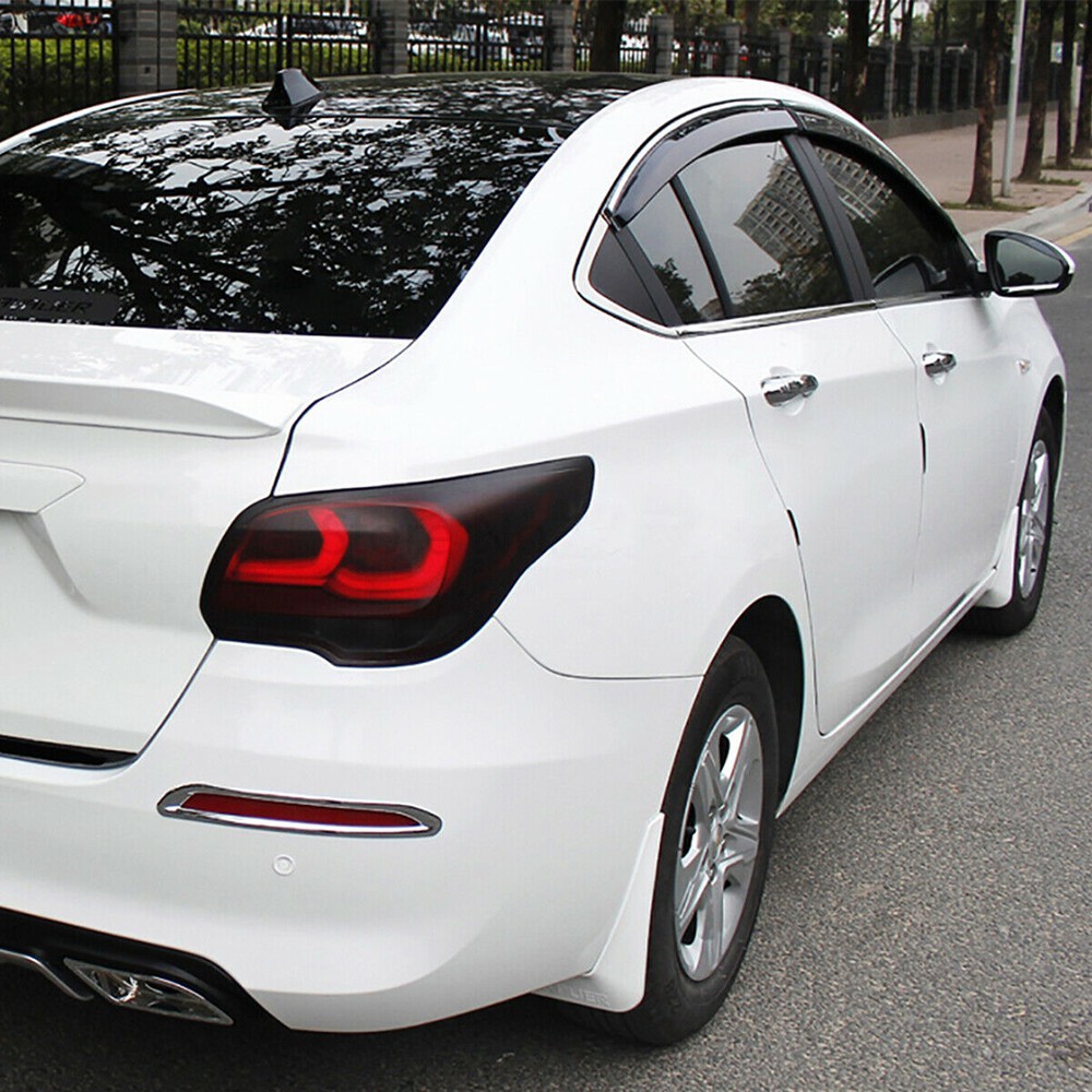 12x72" Matte Smoke Black Tail Headlight Tint Vinyl Film Overlay Wrap Sheet B thumbnail 5