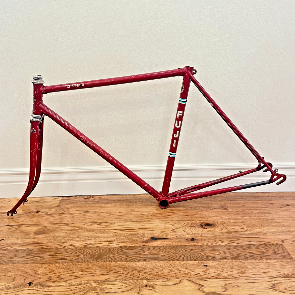 Vintage Fuji Gran Tourer Frame Set Steel Lugged Japan Road Bike 53
