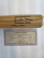Willie Mays Signed Adirondack Personal Model Bat Autographed COA Goldin