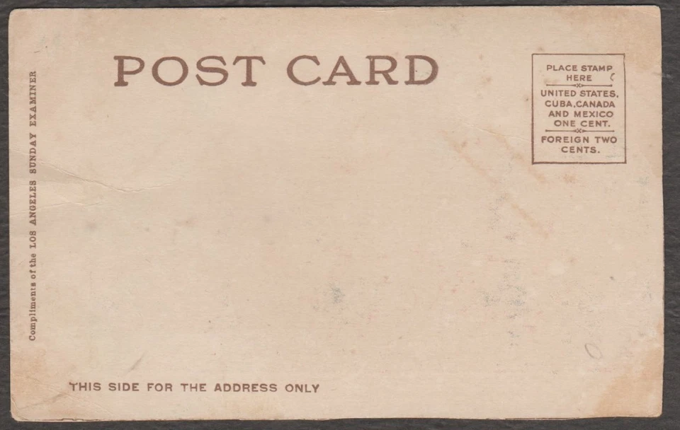 U.S. -UNIQUE MINT EMBROIDERED POST CARD - - Image 2 of 2