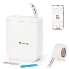 D110 Label Maker Machine with Tape, Bluetooth Mini Label Maker with Various T...