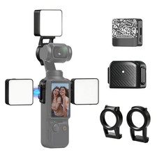 yAyusi 3Pcs Magnetic Selfie Fill Light for DJI Osmo Pocket 3/4 Xtra Muse Ac...