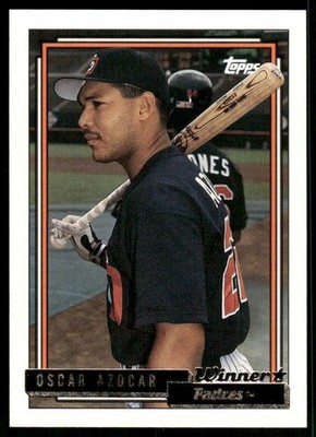 1992 Topps #112 Oscar Azocar Gold Winners