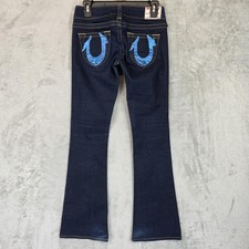 True Religion Jeans Womens 26 Bobby Bootcut Flare Stretch Denim Designer USA