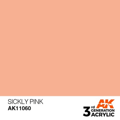AK INTERACTIVE 11060 3GA SICKLY PINK (STANDARD) 17ml