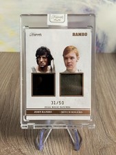 John Rambo Keepsake Dual Relic Card John Rambo And Mitch Rogers 31/50 No. 112 ￼