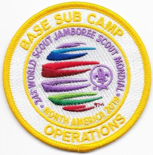 Base Subcamp Operations 2019 24th World Jamboree Held in America Boy Scouts BP