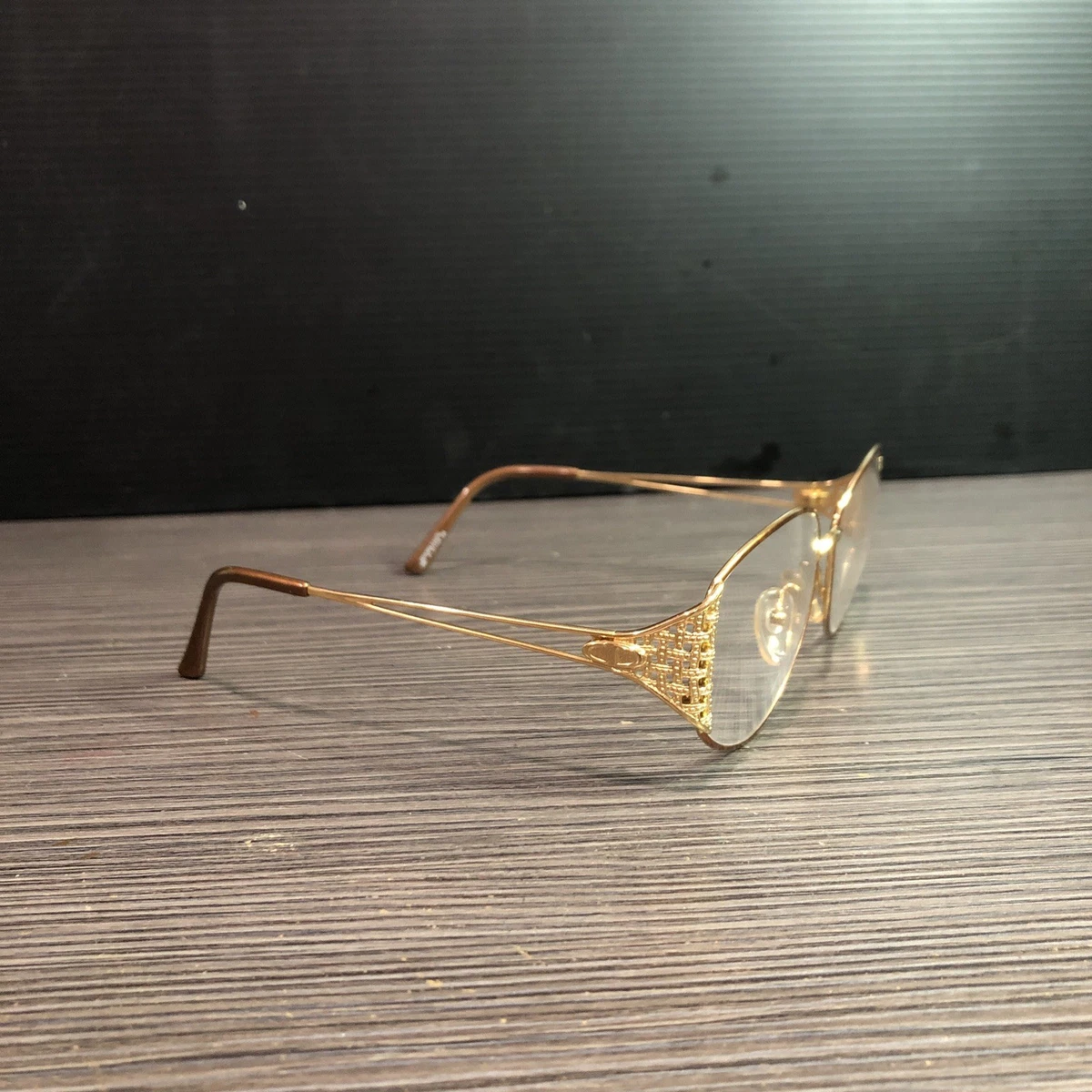 Dior Gold Clear Sunglasses for Women for sale | eBay
