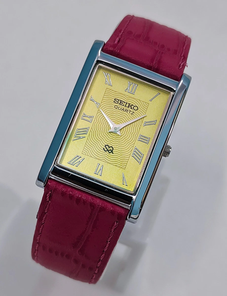 Seiko Rectangle Wristwatches with 12-Hour Dial for sale | eBay